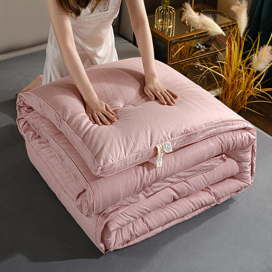 Luxury Cotton Soy Fiber Winter Comforter for Home