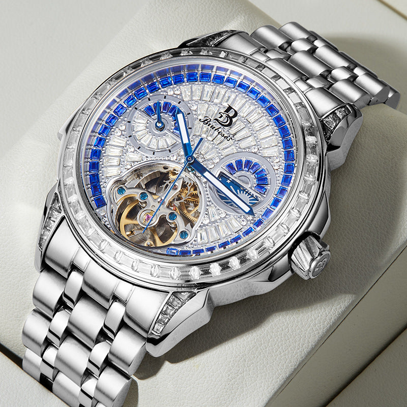 Babus Tourbillon Automatic Skeleton Watch for Men